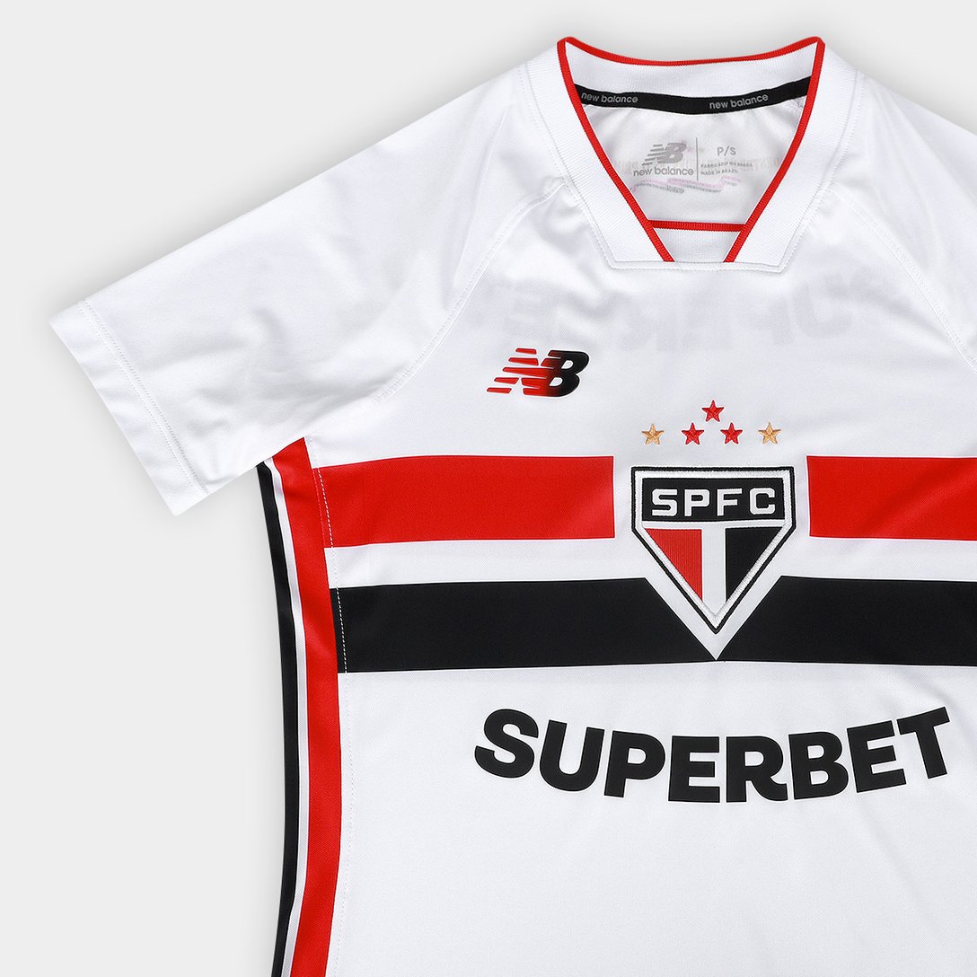 Camisa São Paulo I 26/27 Torcedor New Balance Feminina Oficial