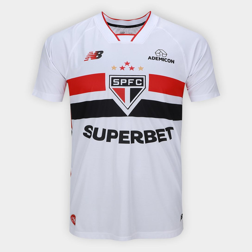 Camisa São Paulo I 26/27 Torcedor New Balance Masculina Branca