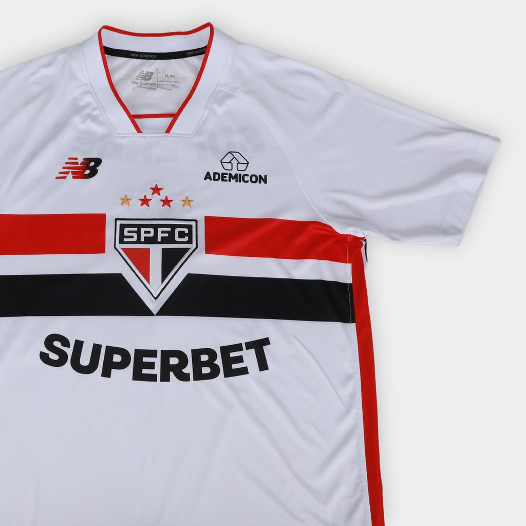 Camisa São Paulo I 26/27 Torcedor New Balance Masculina Branca