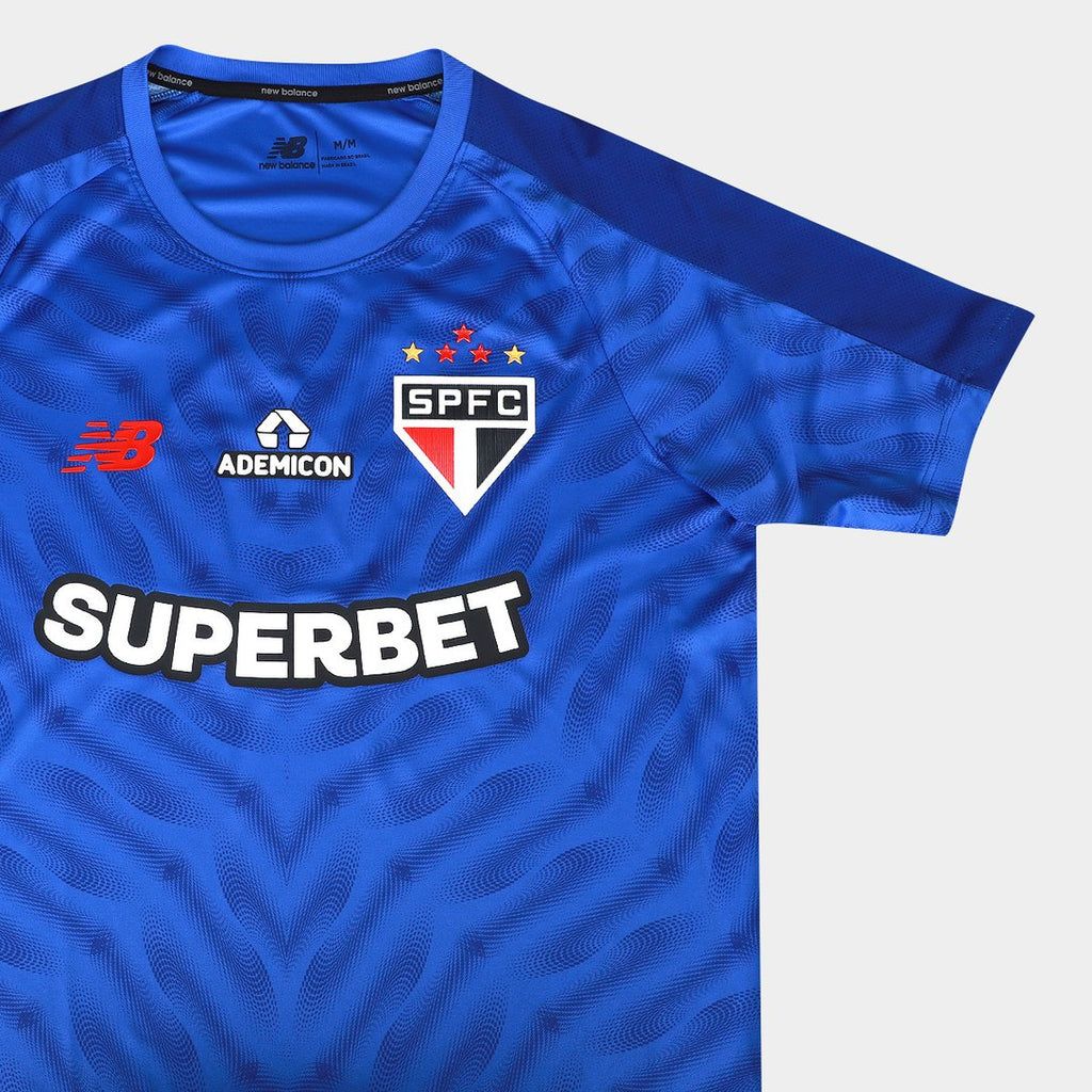 Camisa de Goleiro São Paulo 26/27 New Balance Masculina Azul Royal