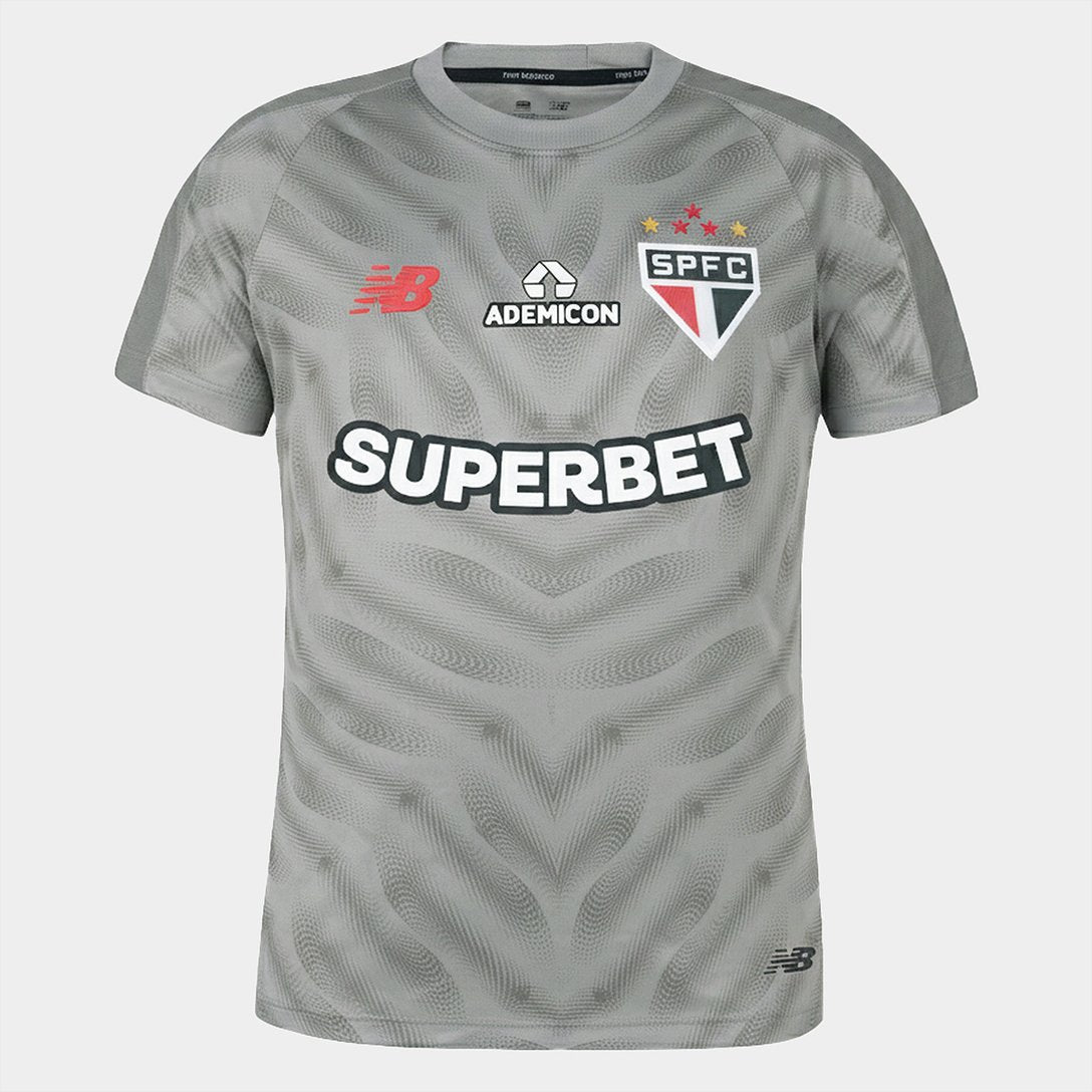 Camisa São Paulo 26/27 Goleiro New Balance Masculina - Cinza Claro