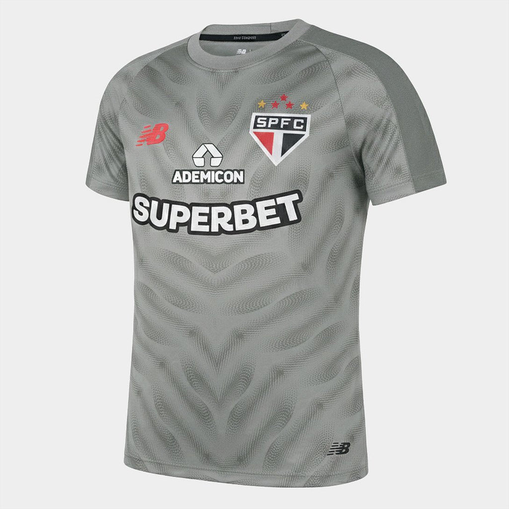Camisa São Paulo 26/27 Goleiro New Balance Masculina - Cinza Claro